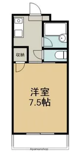 蔵本ハイツ2001【201号室】の間取り