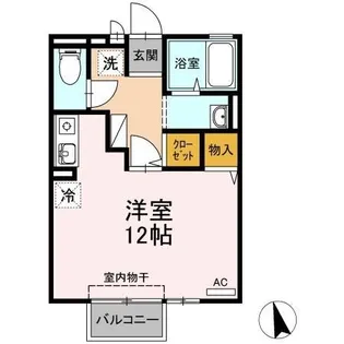 サンセリエ昭和【102号室】の間取り