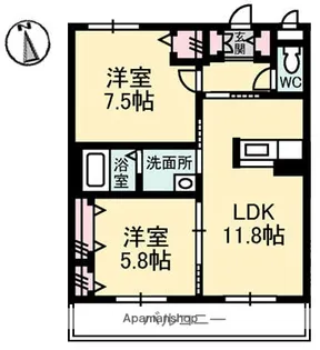 花音【2階】の間取り