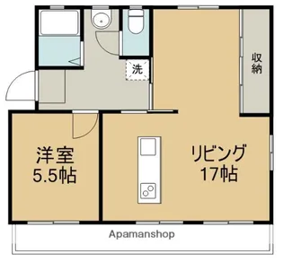 青井ビル【203号室】の間取り
