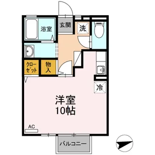 PALAST【1階】の間取り