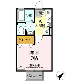 セジュール井川【2階】の間取り