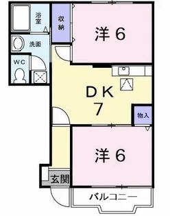 LAW FLOWER【1階】の間取り