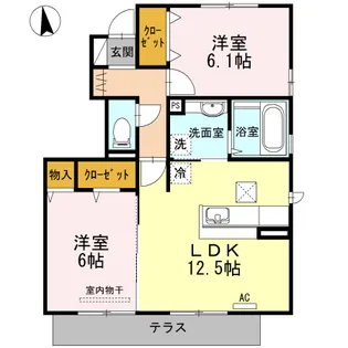 グラン・カネイⅢ【1階】の間取り