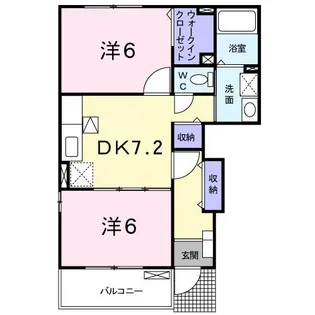 レクサスⅡ【1階】の間取り