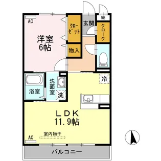 リルシア【3階】の間取り