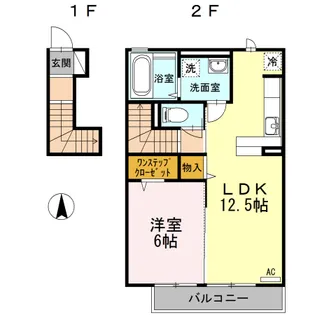 SEEDSWIT北矢三【2階】の間取り