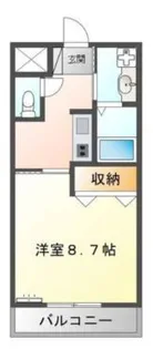 ネストかちどき橋【1階】の間取り