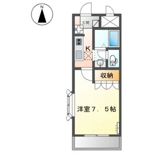 クレシア CRECIA【1階】の間取り