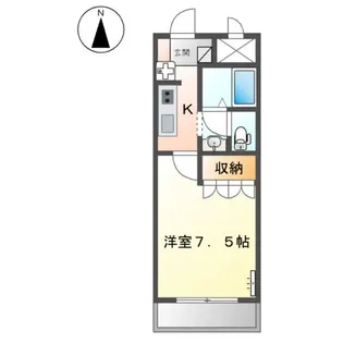 クレシア CRECIA【1階】の間取り