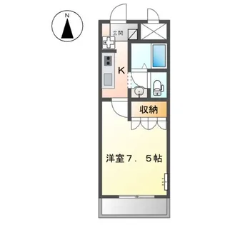 クレシア CRECIA【2階】の間取り