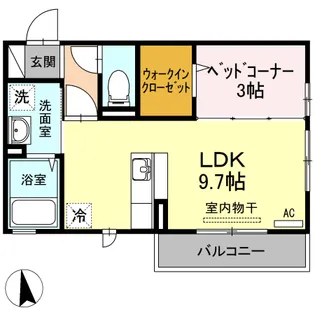 アゼリアブロム【3階】の間取り