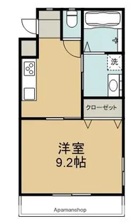 チェスターコート南佐古【101号室】の間取り