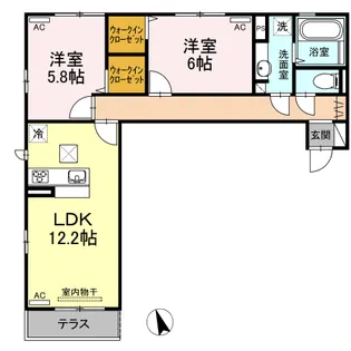 ソラーナ沖浜【3階】の間取り