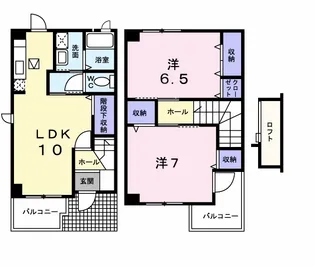 セレーノ城北【1階】の間取り