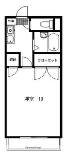 ハイツ医大前【103号室】の間取り