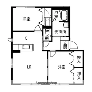 シャーメゾンラヴィ【A-101号室】の間取り