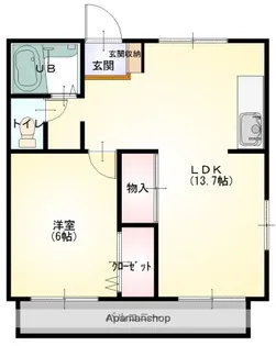 コーポ蔵【203号室】の間取り
