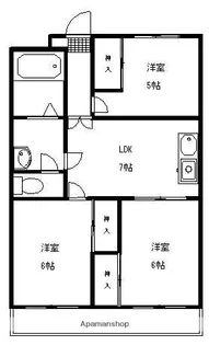 アーバン名東【201号室】の間取り