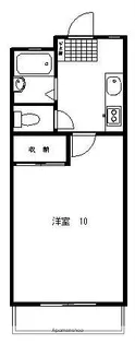 1Kの間取り画像