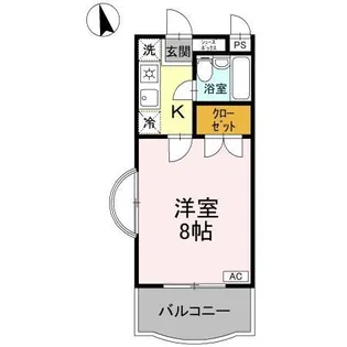 サンハイツ沖浜【3階】の間取り