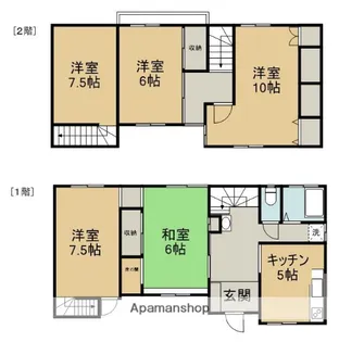 徳島県徳島市名東町1丁目【一戸建】の間取り