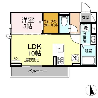エル・ソル南庄町【3階】の間取り