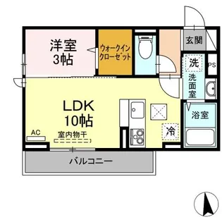 エル・ソル南庄町【1階】の間取り