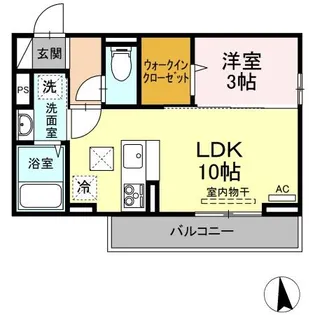 エル・ソル南庄町【1階】の間取り