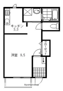 カネウロコ北矢三【1階】の間取り