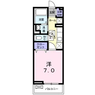 キルシュ ブラウ【1階】の間取り