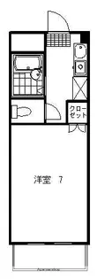 1Kの間取り画像