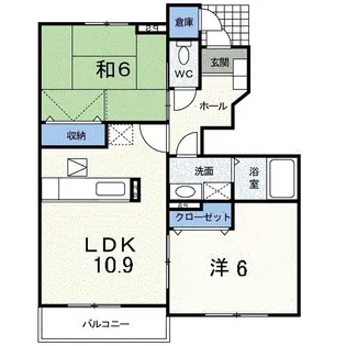 ヴェルファーレ【1階】の間取り