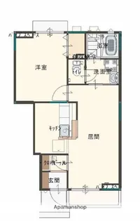 ジョイフレンド A・B・C棟【1階】の間取り