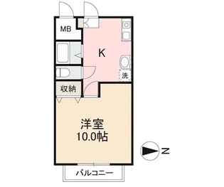 カーサ 仏生山【4階】の間取り