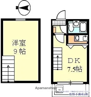 AM’SⅡ【4階】の間取り