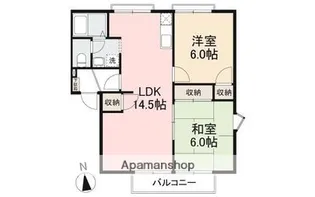 フレグランス高尾A・B棟【2階】の間取り