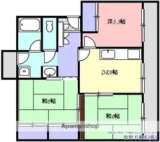 第二美鈴マンション【2階】の間取り