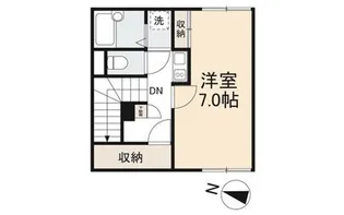 メゾン一刻 工学部南【2階】の間取り