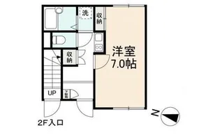メゾン一刻 工学部南【102号室】の間取り