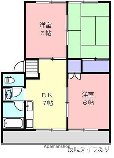 田中ハイツ【A103号室】の間取り