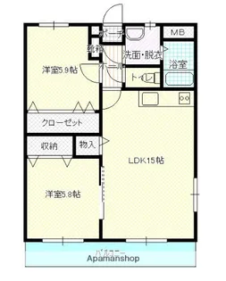 ループサイド【2階】の間取り