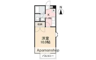 ボヌール30【B201号室】の間取り