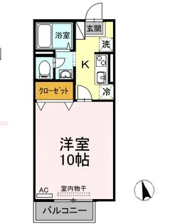 モーニンググローリー【1階】の間取り
