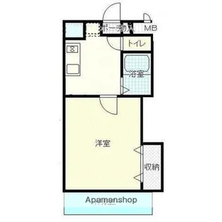 エスポワールⅠ田井【3階】の間取り