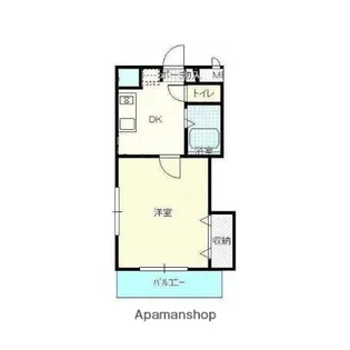 エスポワールⅠ田井【105号室号室】の間取り