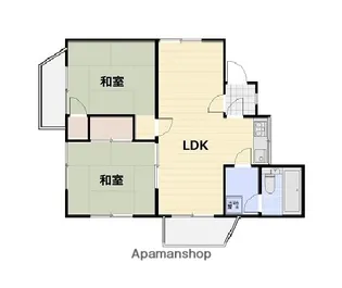 ファーマランドF2【2階】の間取り