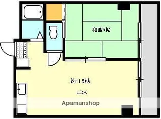 コンフォール錦町【502号室】の間取り