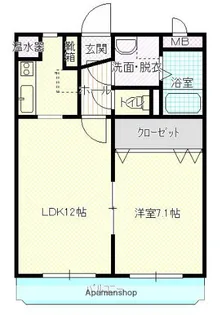 ユーミー伏石【2階】の間取り