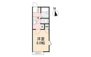 フォレスト三条【105号室号室】の間取り